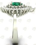 طرح ۳ بعدی انگشتر سبدی کدR9318 - فروش فایل ۳ بعدی طلا و جواهر