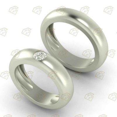 طرح ۳ بعدی حلقه ازدواج کدR9336 - فروش فایل ۳ بعدی طلا و جواهر